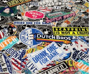 Dutch Bros Coffee Collectible Stickers