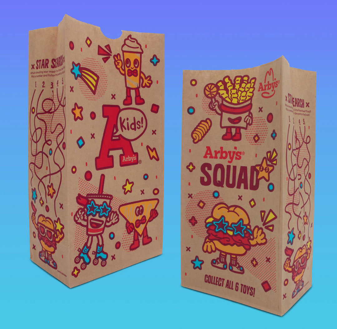Arby's Squad Meal Bag