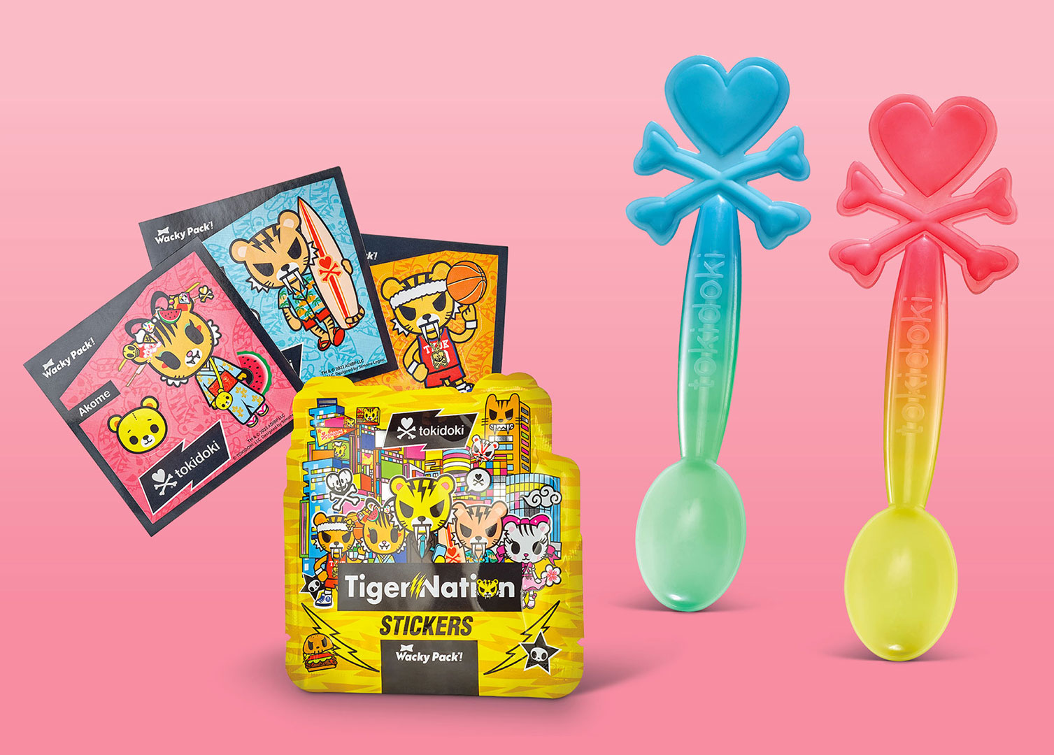 SONIC® Tokidoki Stickers and Spoons